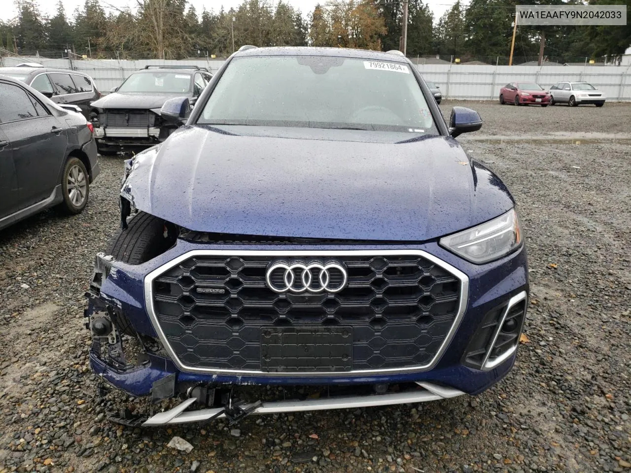 2022 Audi Q5 Premium Plus 45 VIN: WA1EAAFY9N2042033 Lot: 79921864