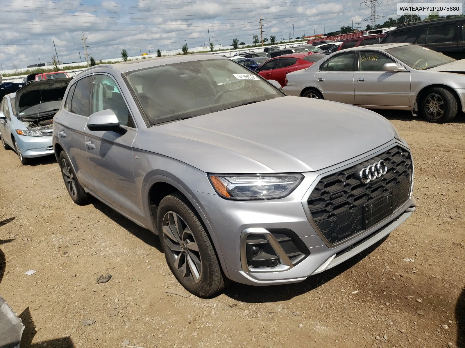 2023 Audi Q5 Premium Plus 45 VIN: WA1EAAFY2P2075880 Lot: 67966104