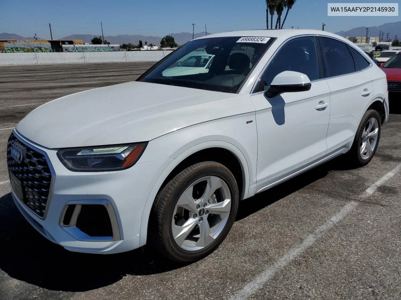 2023 Audi Q5 Sportback Prm Pls 45 VIN: WA15AAFY2P2145930 Lot: 69888324