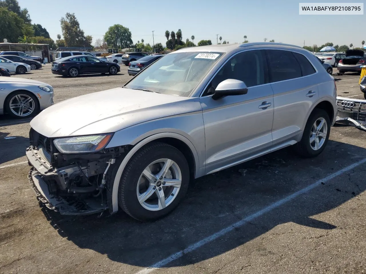 2023 Audi Q5 Premium 40 VIN: WA1ABAFY8P2108795 Lot: 73170274