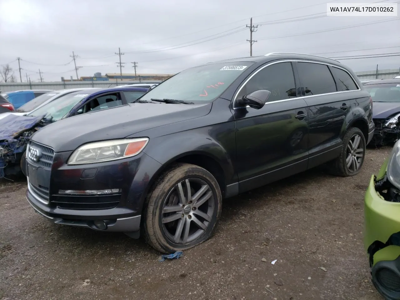 2007 Audi Q7 4.2 Quattro VIN: WA1AV74L17D010262 Lot: 37586573