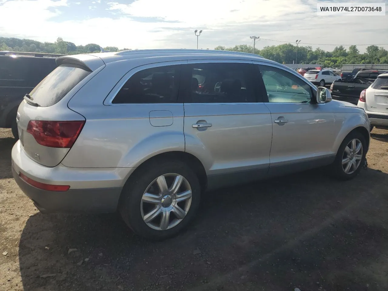 2007 Audi Q7 4.2 Quattro Premium VIN: WA1BV74L27D073648 Lot: 56597674