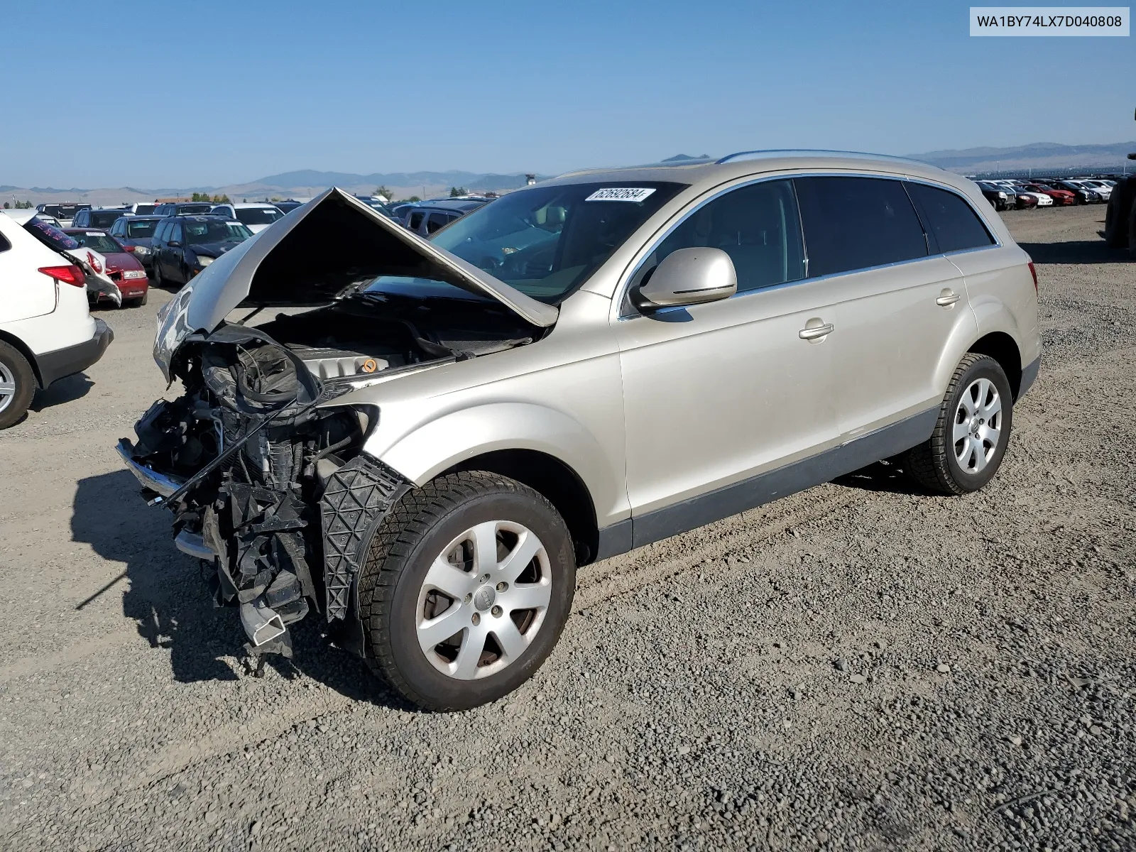 2007 Audi Q7 3.6 Quattro Premium VIN: WA1BY74LX7D040808 Lot: 62692684