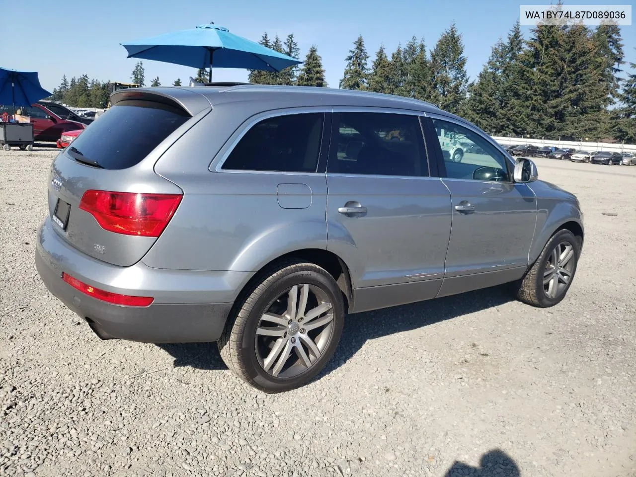 2007 Audi Q7 3.6 Quattro Premium VIN: WA1BY74L87D089036 Lot: 69883434