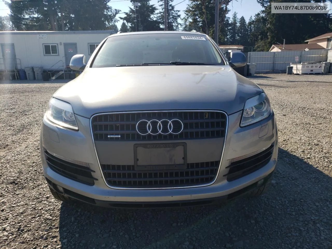 2007 Audi Q7 3.6 Quattro Premium VIN: WA1BY74L87D089036 Lot: 69883434