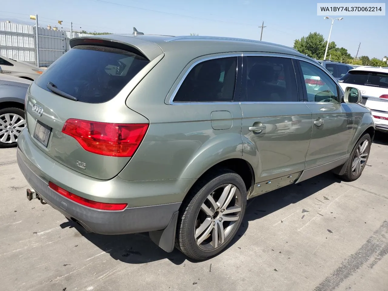 2007 Audi Q7 3.6 Quattro Premium VIN: WA1BY74L37D062214 Lot: 70527894