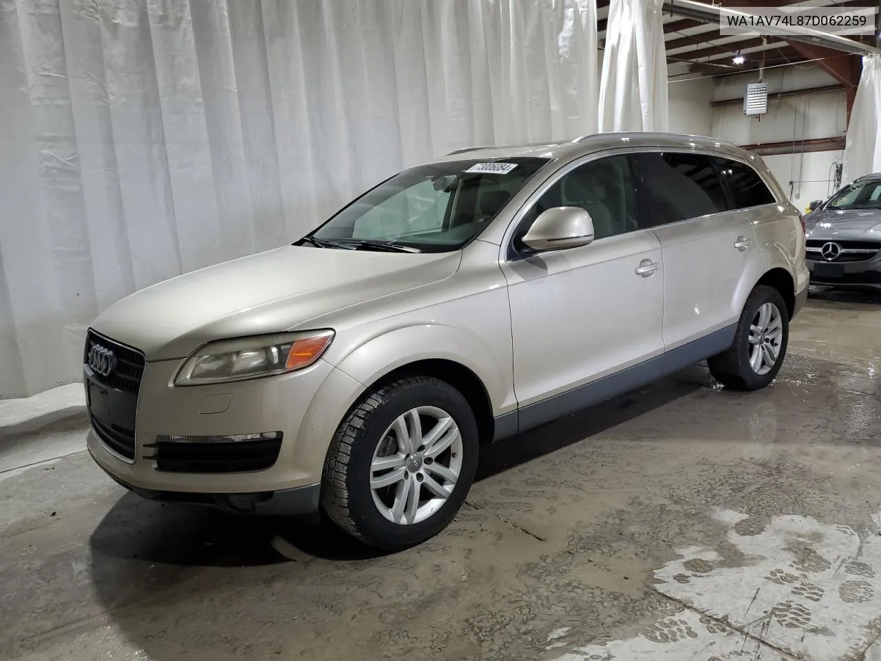 2007 Audi Q7 4.2 Quattro VIN: WA1AV74L87D062259 Lot: 73006084