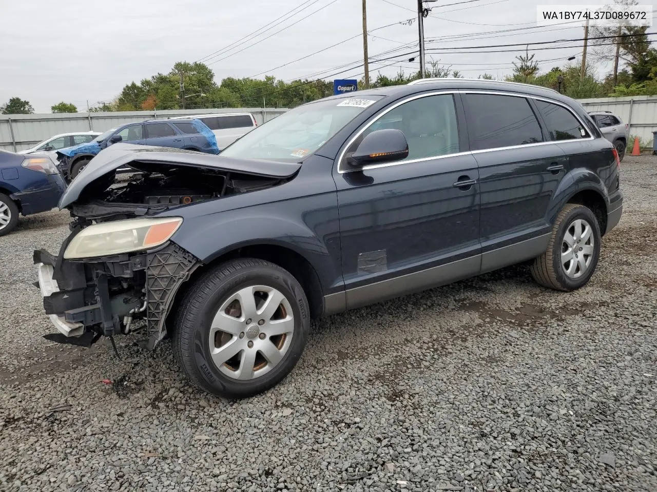 2007 Audi Q7 3.6 Quattro Premium VIN: WA1BY74L37D089672 Lot: 73219524