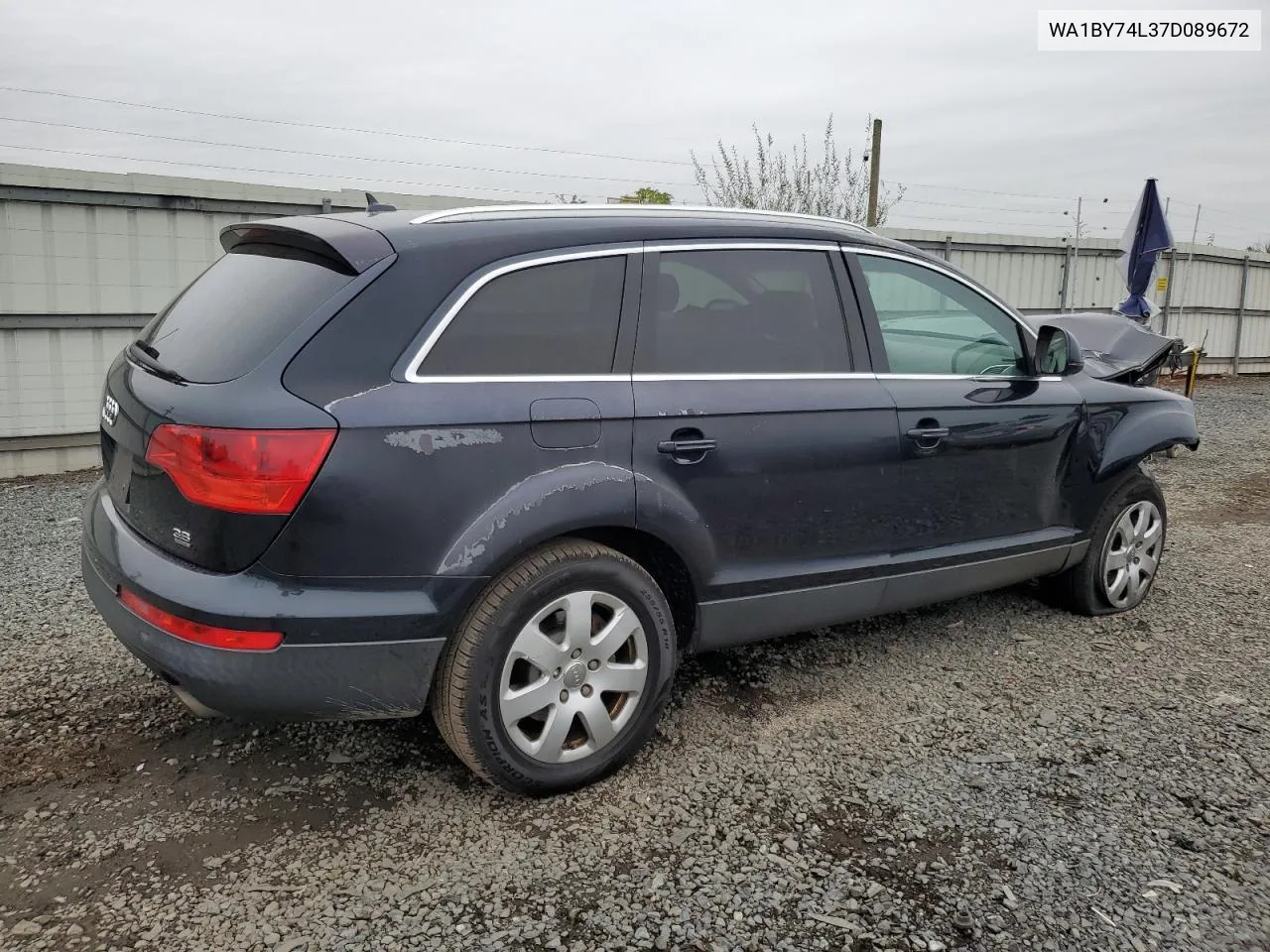 2007 Audi Q7 3.6 Quattro Premium VIN: WA1BY74L37D089672 Lot: 73219524