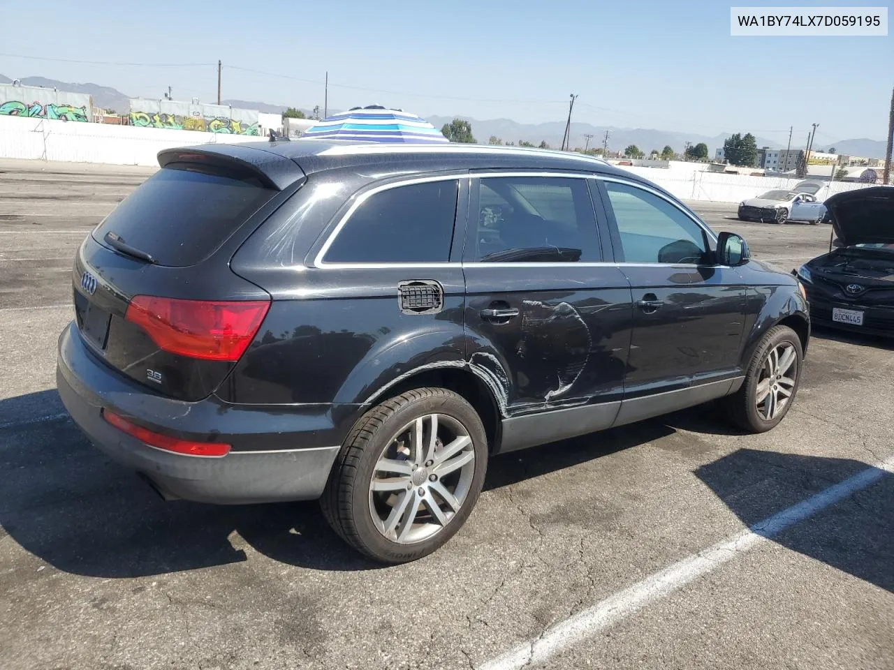 2007 Audi Q7 3.6 Quattro Premium VIN: WA1BY74LX7D059195 Lot: 74061074