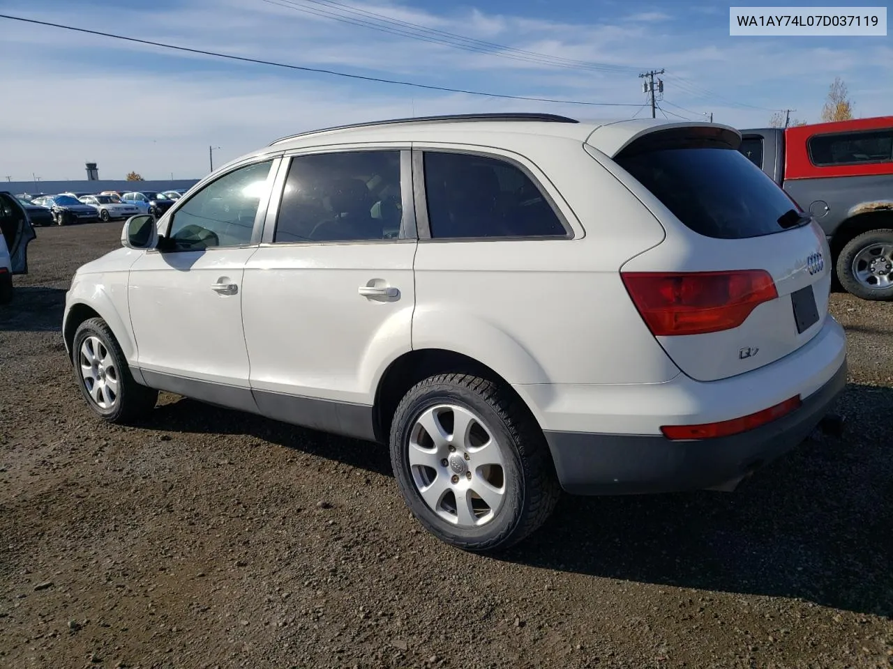 2007 Audi Q7 3.6 Quattro VIN: WA1AY74L07D037119 Lot: 74306694