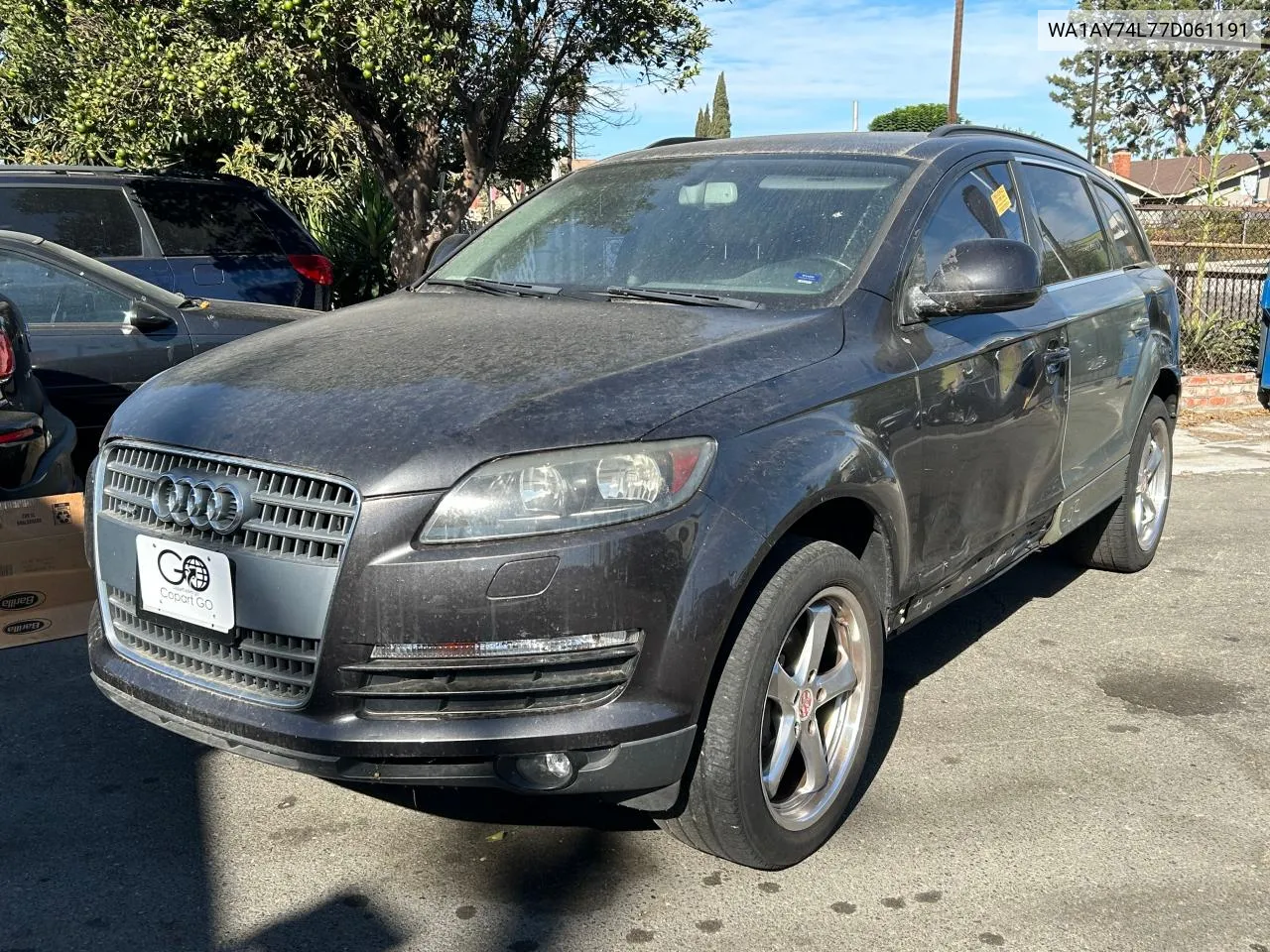 2007 Audi Q7 3.6 Quattro VIN: WA1AY74L77D061191 Lot: 79773014