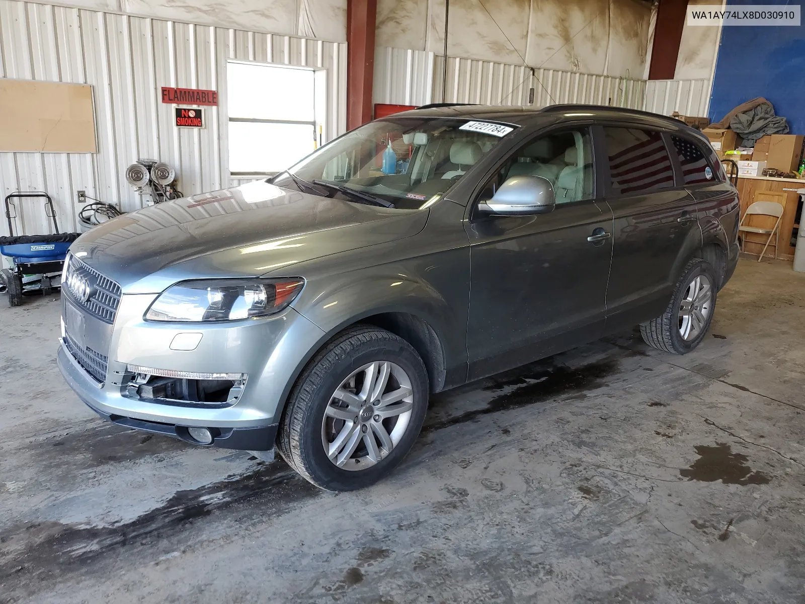 WA1AY74LX8D030910 2008 Audi Q7 3.6 Quattro