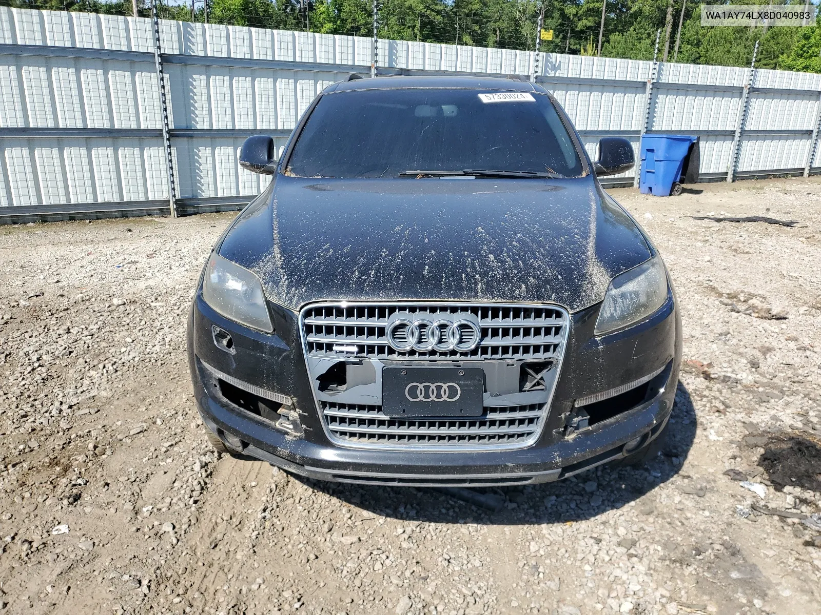 2008 Audi Q7 3.6 Quattro VIN: WA1AY74LX8D040983 Lot: 57330024