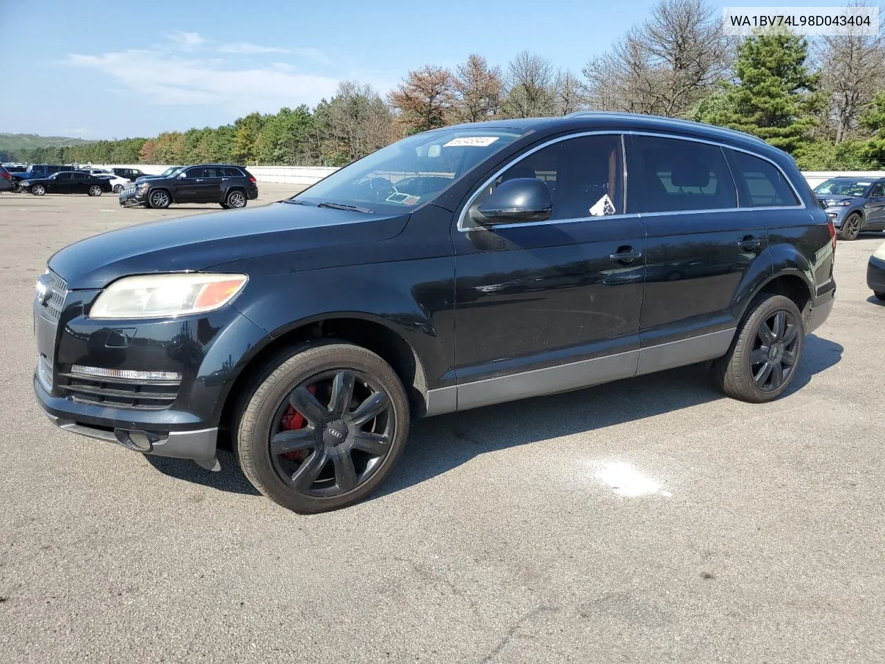 2008 Audi Q7 4.2 Quattro Premium VIN: WA1BV74L98D043404 Lot: 69346544