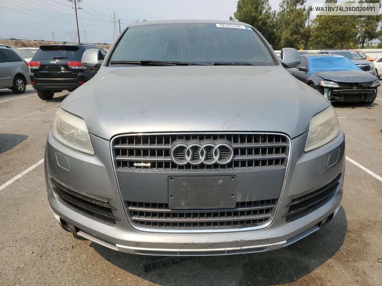 2008 Audi Q7 4.2 Quattro Premium VIN: WA1BV74L38D020491 Lot: 70725144