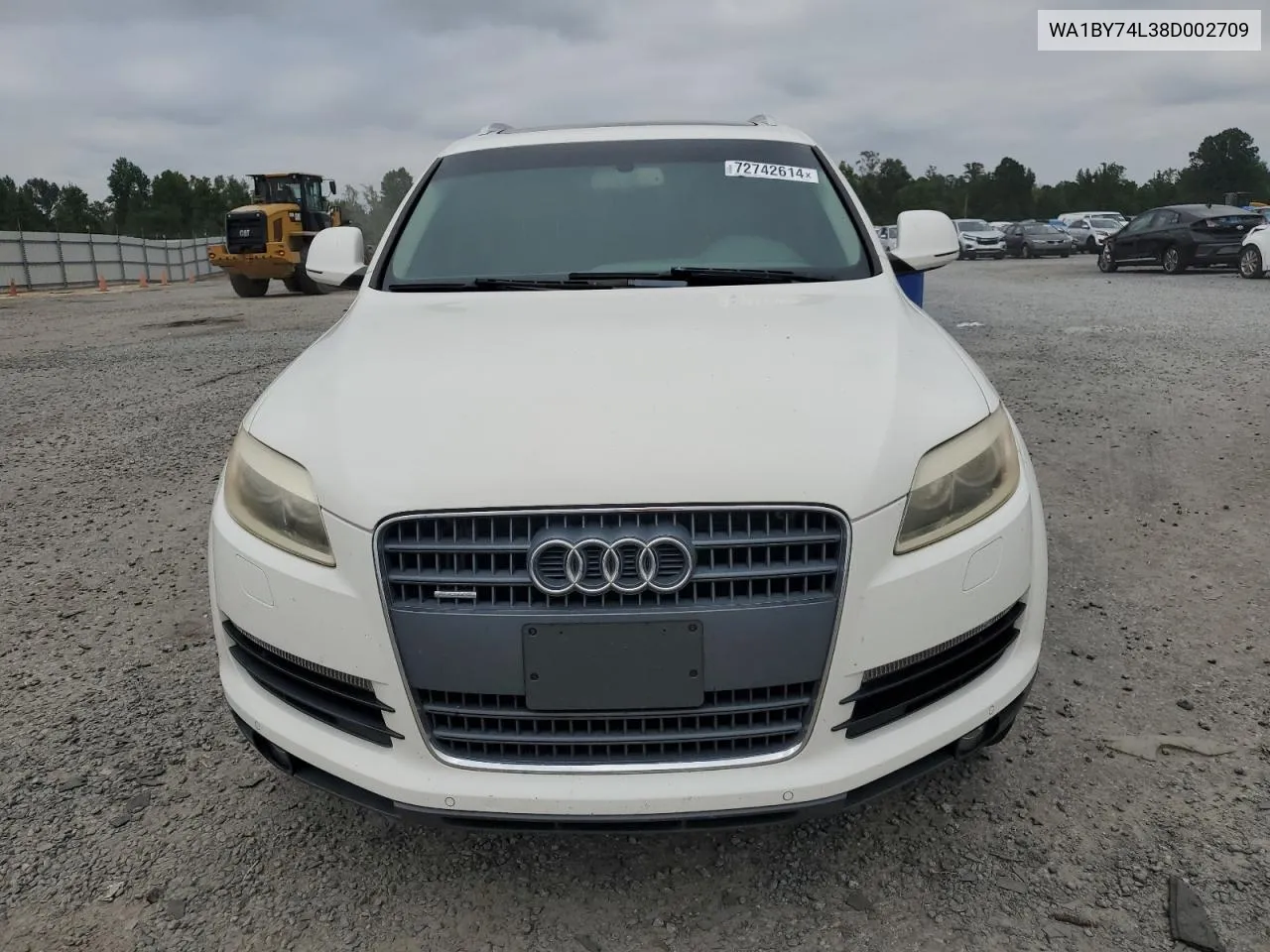 2008 Audi Q7 3.6 Quattro Premium VIN: WA1BY74L38D002709 Lot: 72742614