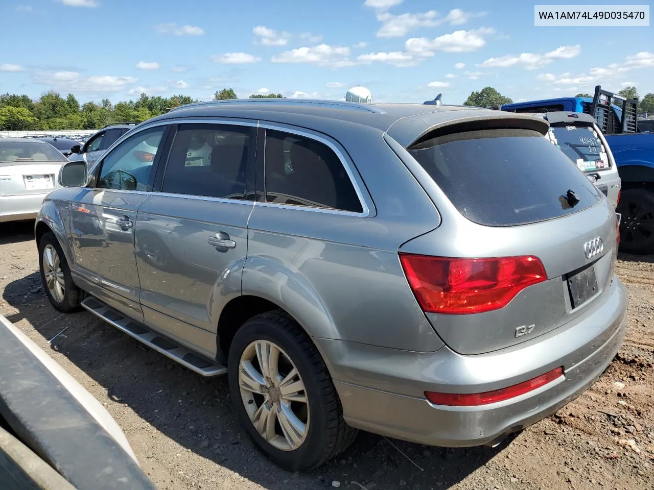 2009 Audi Q7 Tdi VIN: WA1AM74L49D035470 Lot: 70892184