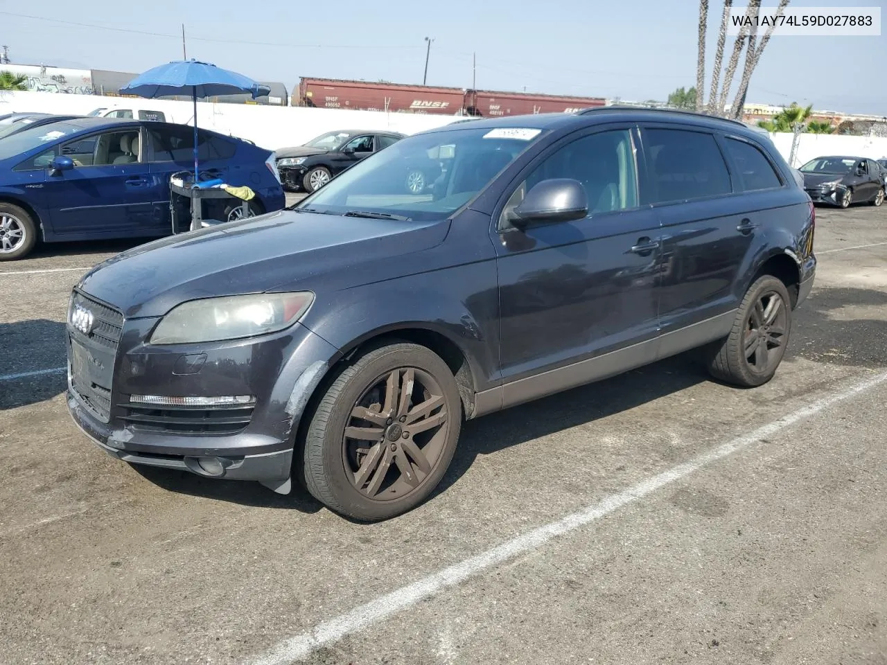 2009 Audi Q7 3.6 Quattro VIN: WA1AY74L59D027883 Lot: 71569614