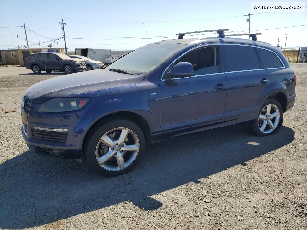 2009 Audi Q7 3.6 Quattro Premium S-Line VIN: WA1EY74L29D027227 Lot: 72714054