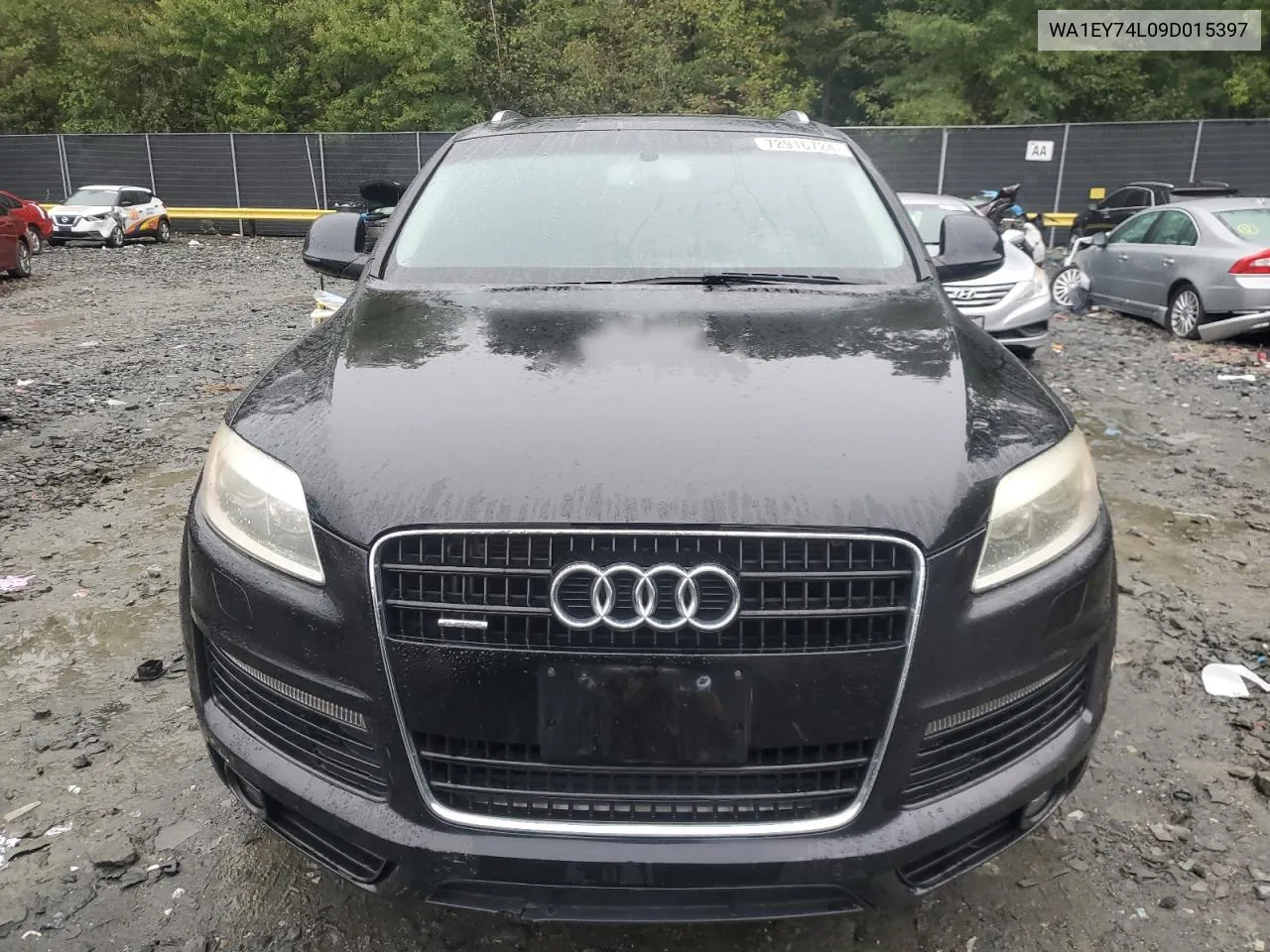 2009 Audi Q7 3.6 Quattro Premium S-Line VIN: WA1EY74L09D015397 Lot: 72916724