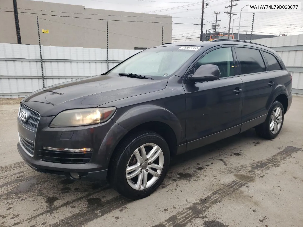 2009 Audi Q7 3.6 Quattro VIN: WA1AY74L79D028677 Lot: 76897714