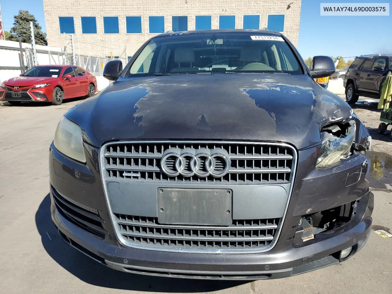 2009 Audi Q7 3.6 Quattro VIN: WA1AY74L69D003575 Lot: 77313234