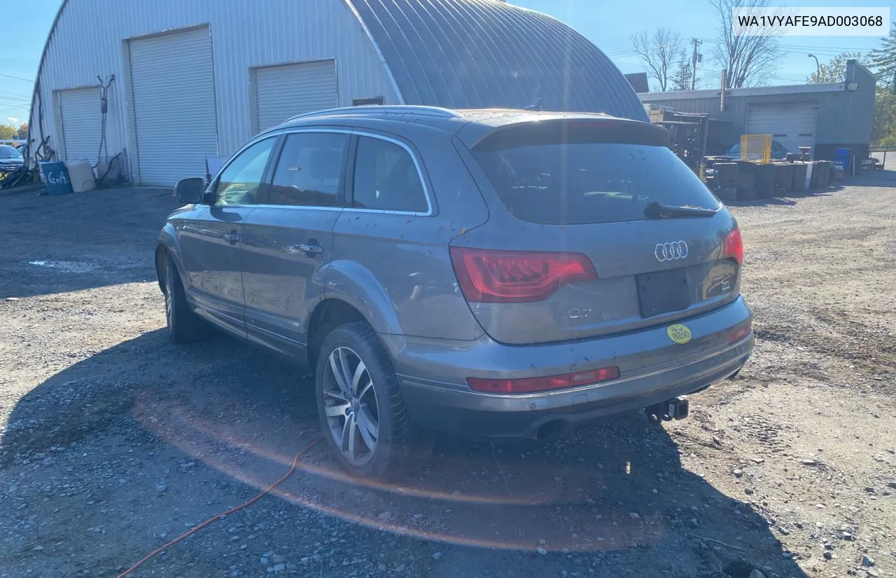 2010 Audi Q7 Prestige VIN: WA1VYAFE9AD003068 Lot: 76012374