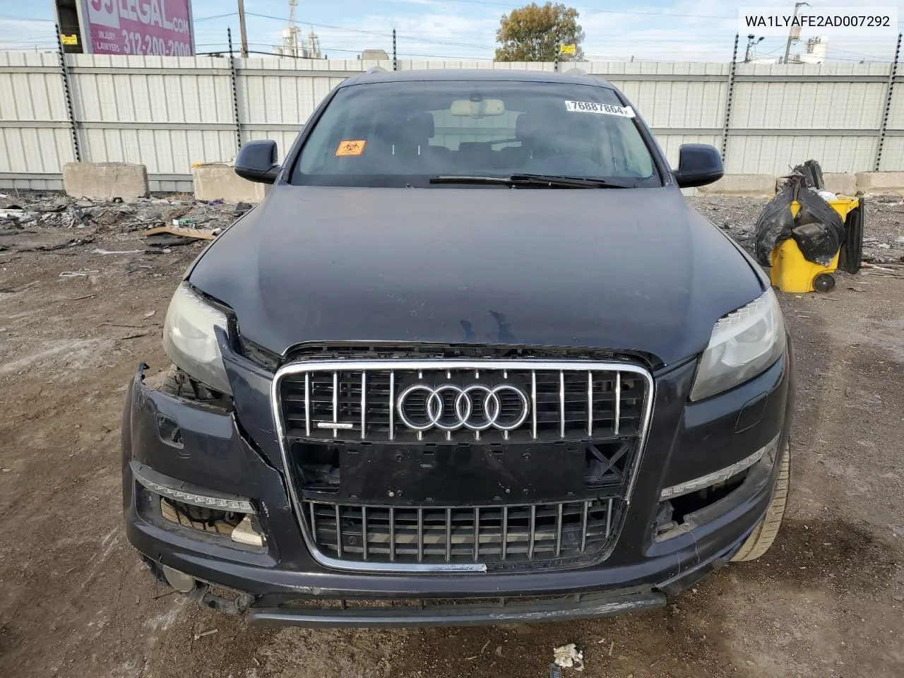 2010 Audi Q7 Premium Plus VIN: WA1LYAFE2AD007292 Lot: 76887864