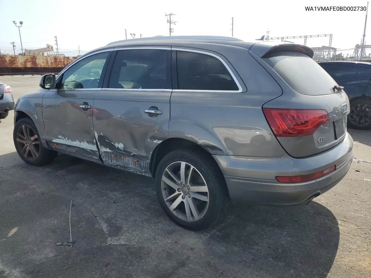 WA1VMAFE0BD002730 2011 Audi Q7 Prestige