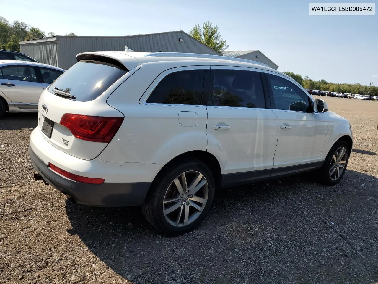 2011 Audi Q7 Premium Plus VIN: WA1LGCFE5BD005472 Lot: 69251914