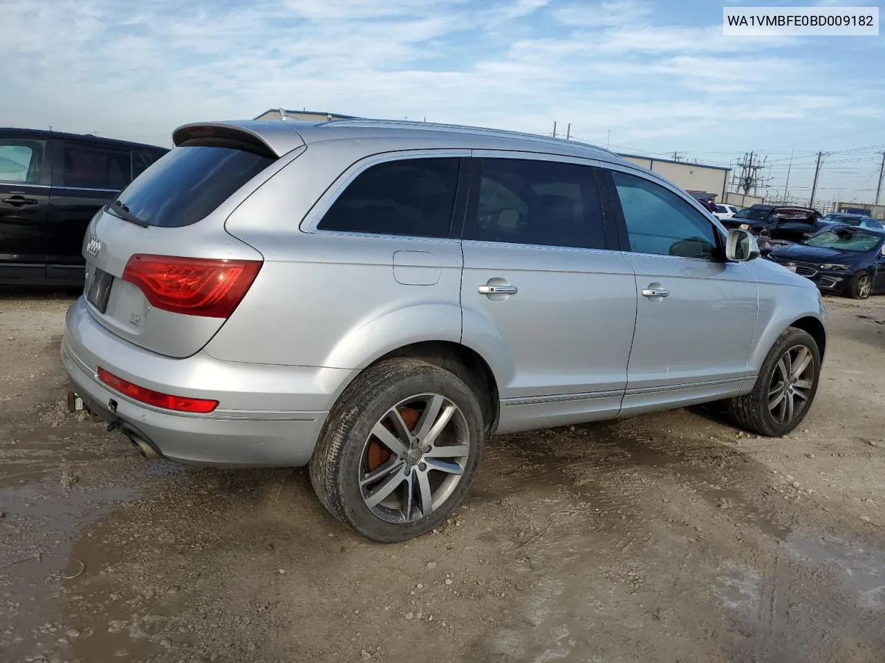 2011 Audi Q7 Prestige VIN: WA1VMBFE0BD009182 Lot: 72413104