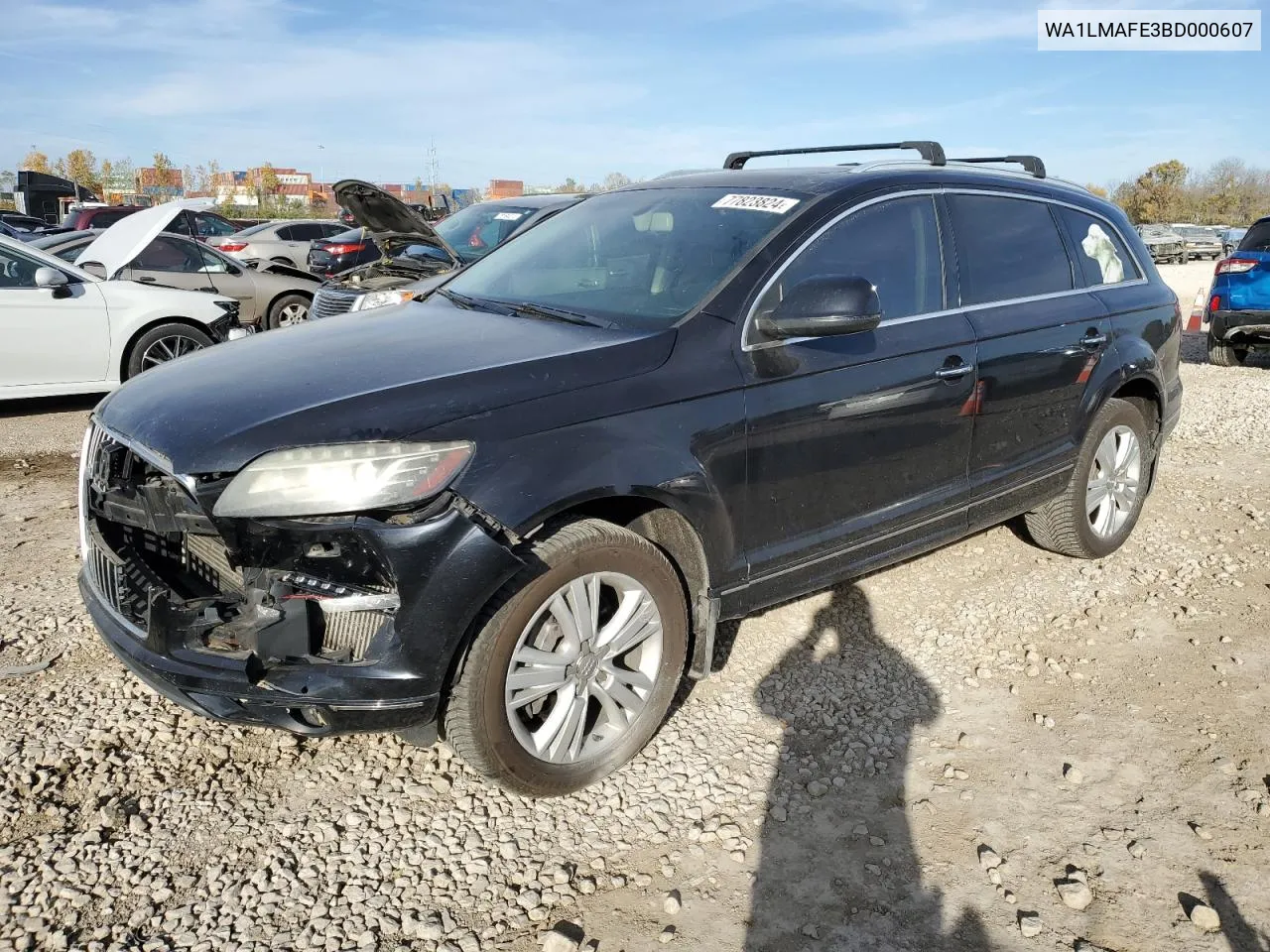 2011 Audi Q7 Premium Plus VIN: WA1LMAFE3BD000607 Lot: 77823824