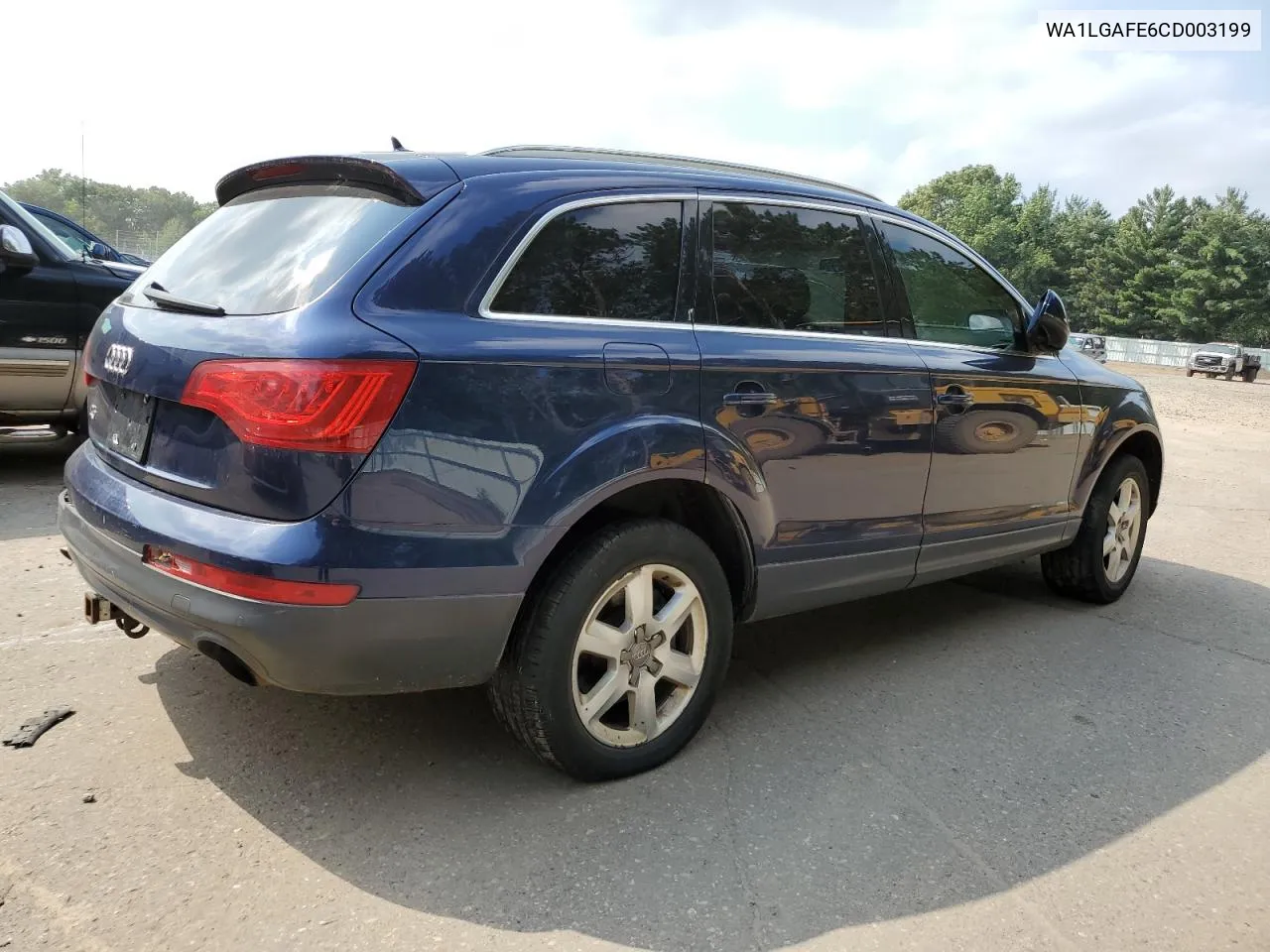 2012 Audi Q7 Premium Plus VIN: WA1LGAFE6CD003199 Lot: 64827264