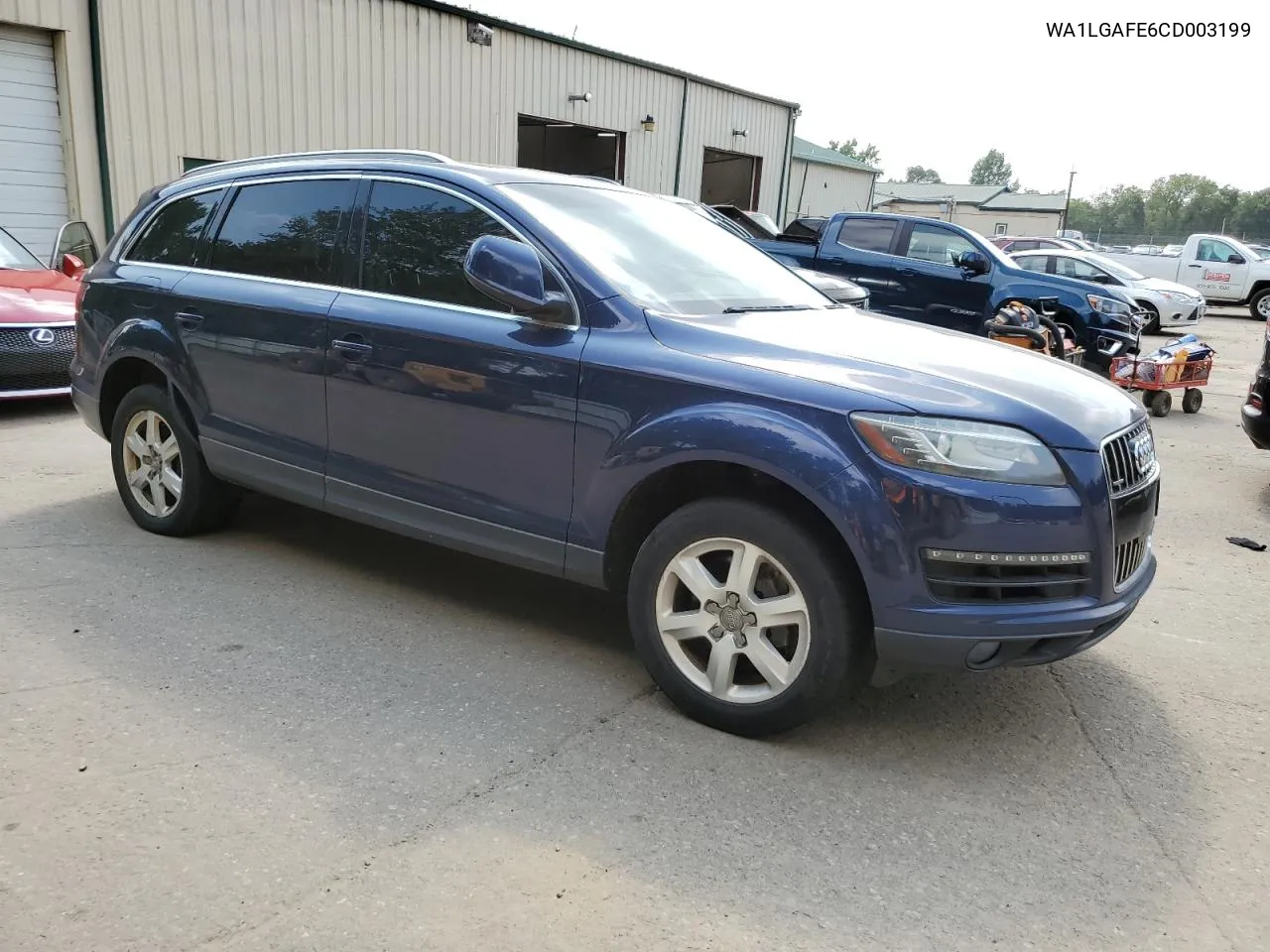 2012 Audi Q7 Premium Plus VIN: WA1LGAFE6CD003199 Lot: 64827264