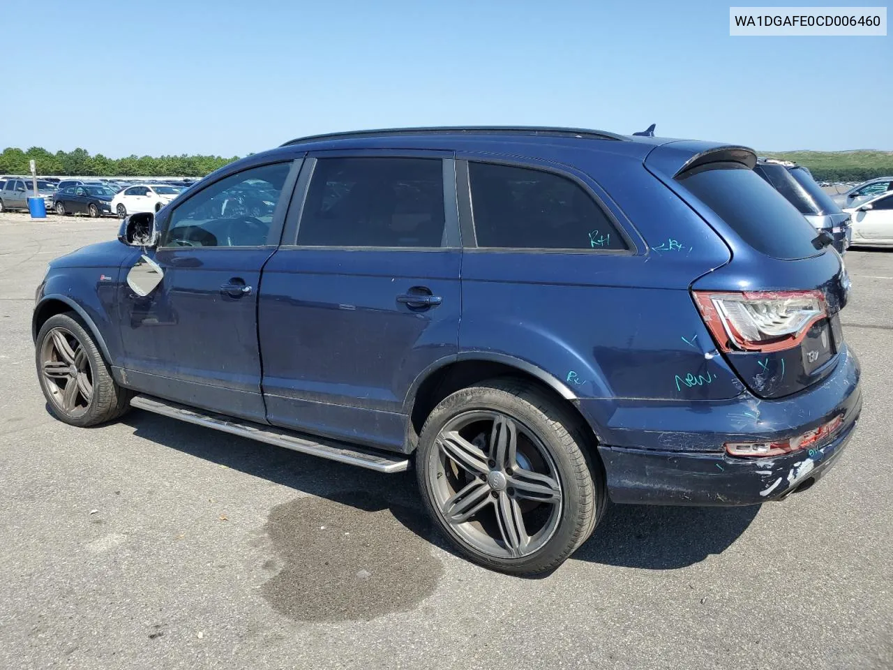 2012 Audi Q7 Prestige VIN: WA1DGAFE0CD006460 Lot: 65809854