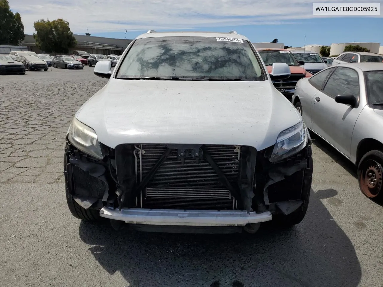 2012 Audi Q7 Premium Plus VIN: WA1LGAFE8CD005925 Lot: 65946554