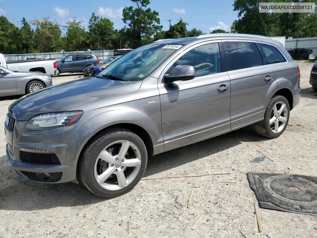 WA1DGAFEXCD008121 2012 Audi Q7 Prestige