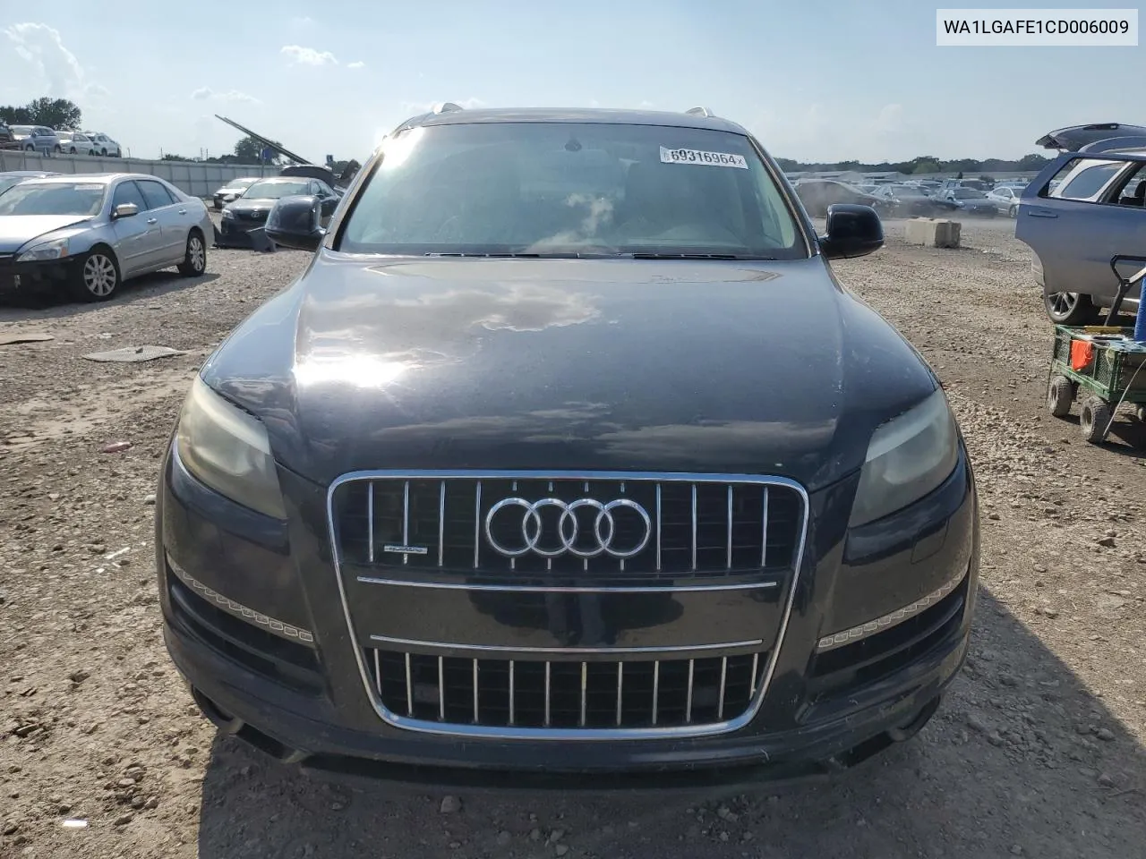 2012 Audi Q7 Premium Plus VIN: WA1LGAFE1CD006009 Lot: 69316964