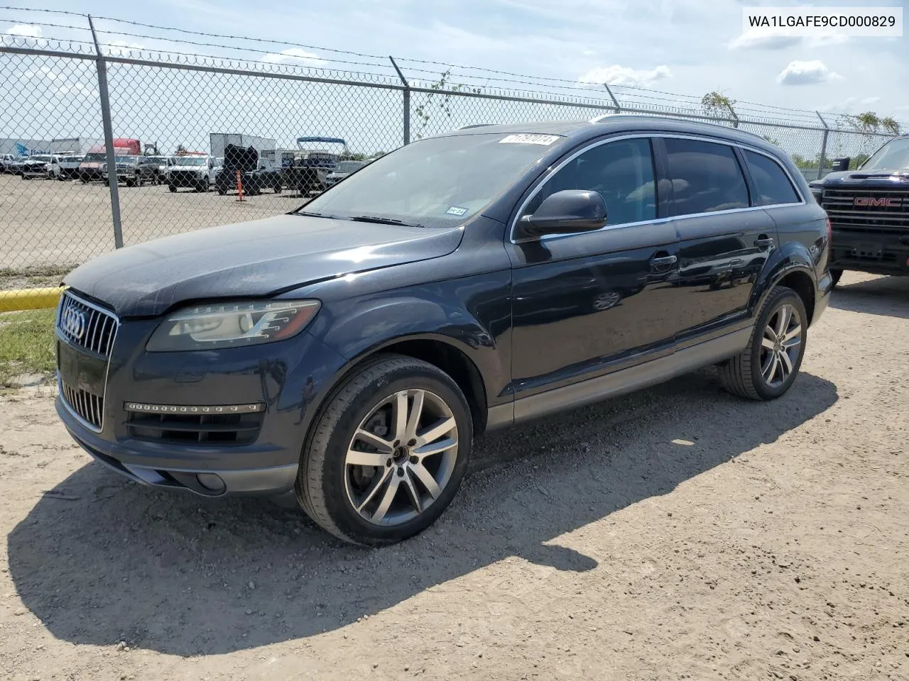 2012 Audi Q7 Premium Plus VIN: WA1LGAFE9CD000829 Lot: 71797074