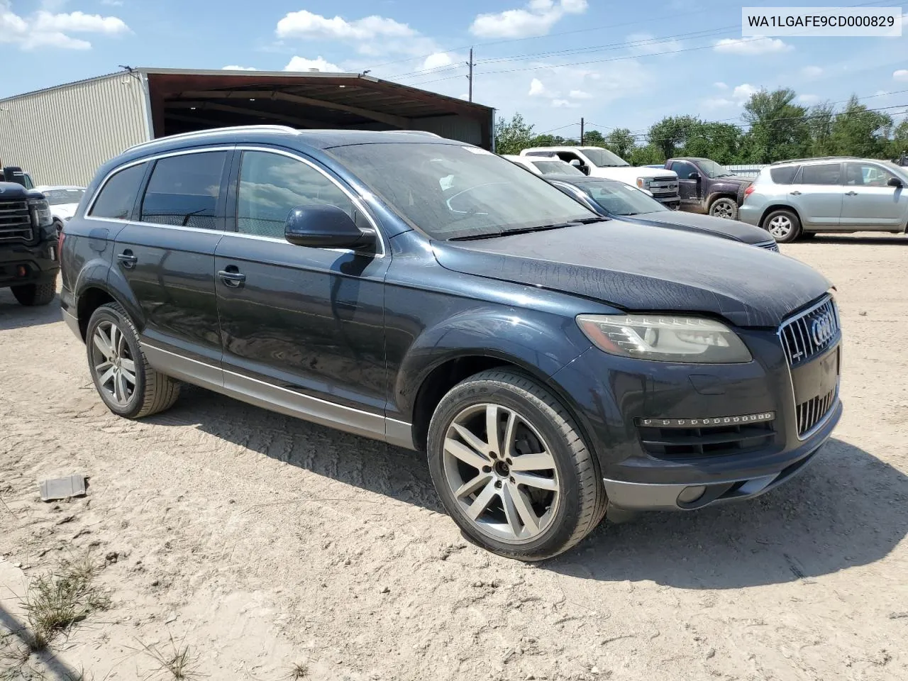 2012 Audi Q7 Premium Plus VIN: WA1LGAFE9CD000829 Lot: 71797074