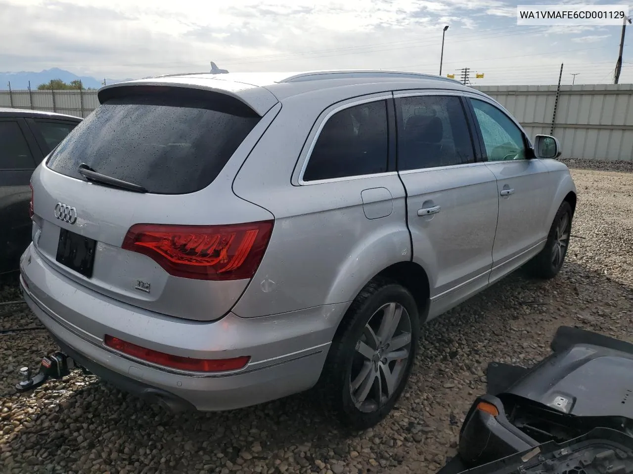 2012 Audi Q7 Prestige VIN: WA1VMAFE6CD001129 Lot: 72212624