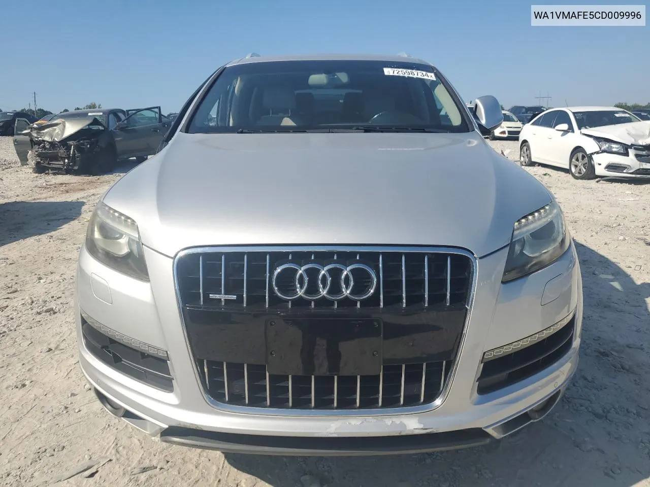 2012 Audi Q7 Prestige VIN: WA1VMAFE5CD009996 Lot: 72598734