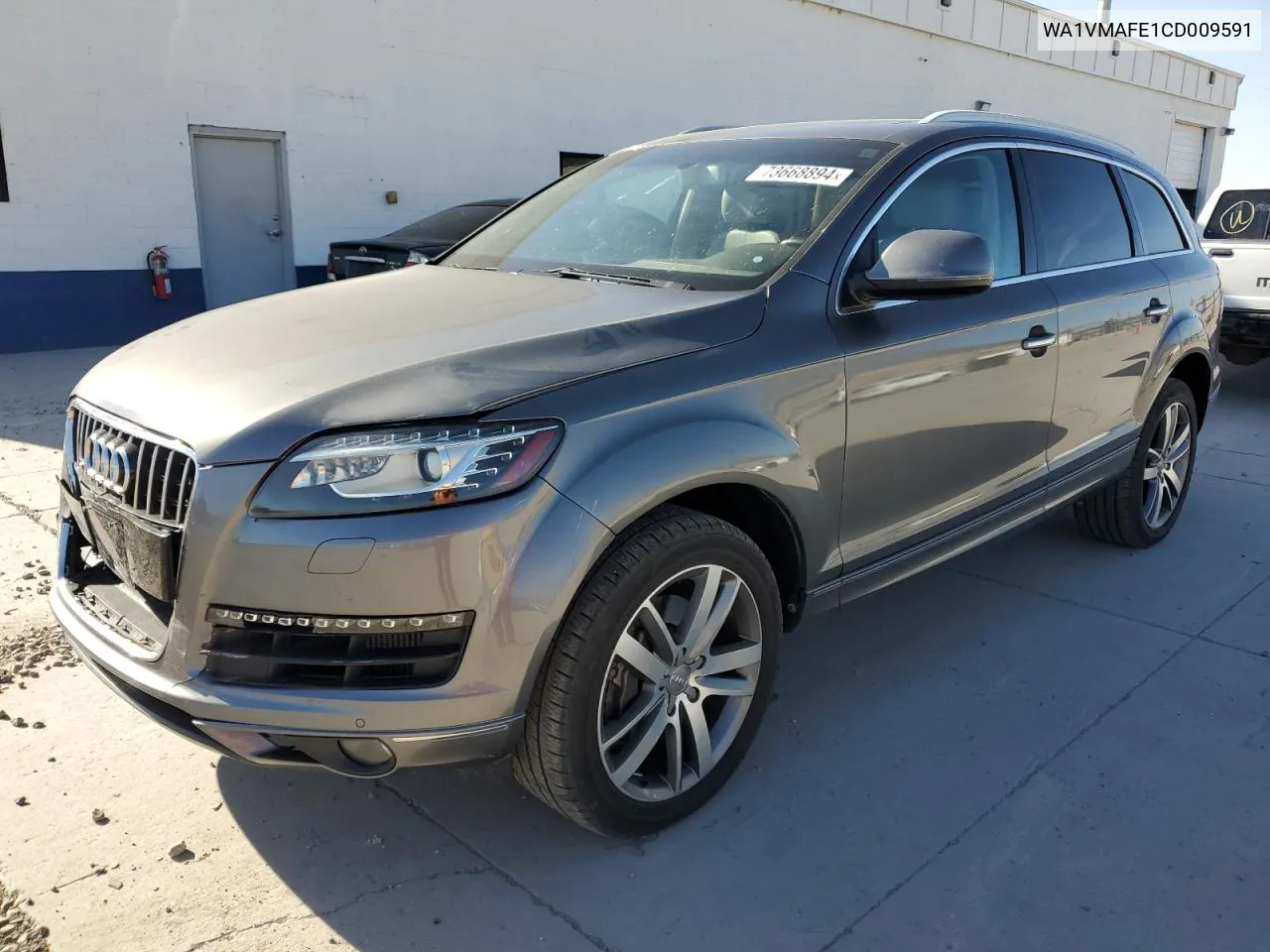 2012 Audi Q7 Prestige VIN: WA1VMAFE1CD009591 Lot: 73668894