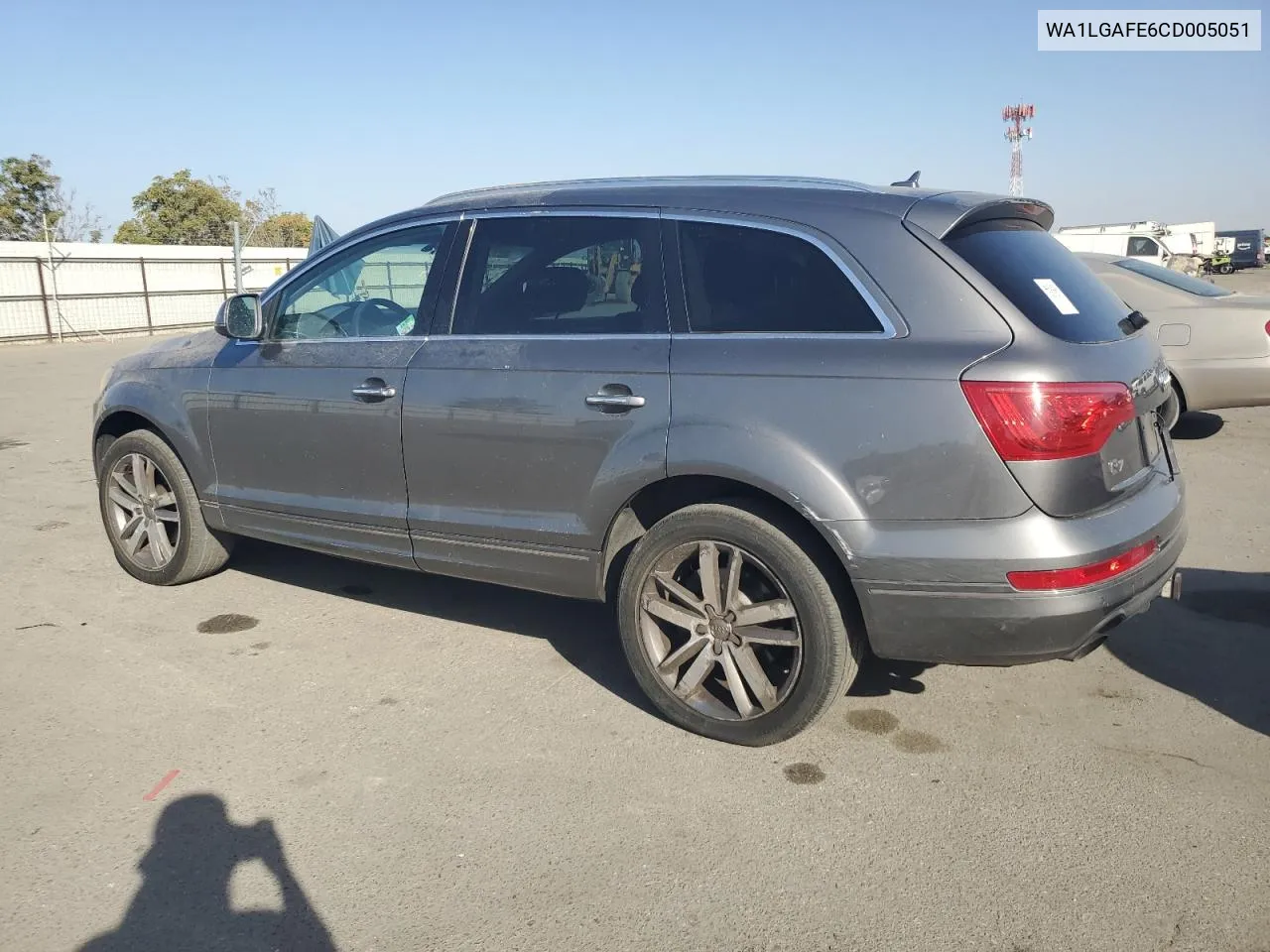 2012 Audi Q7 Premium Plus VIN: WA1LGAFE6CD005051 Lot: 75359534