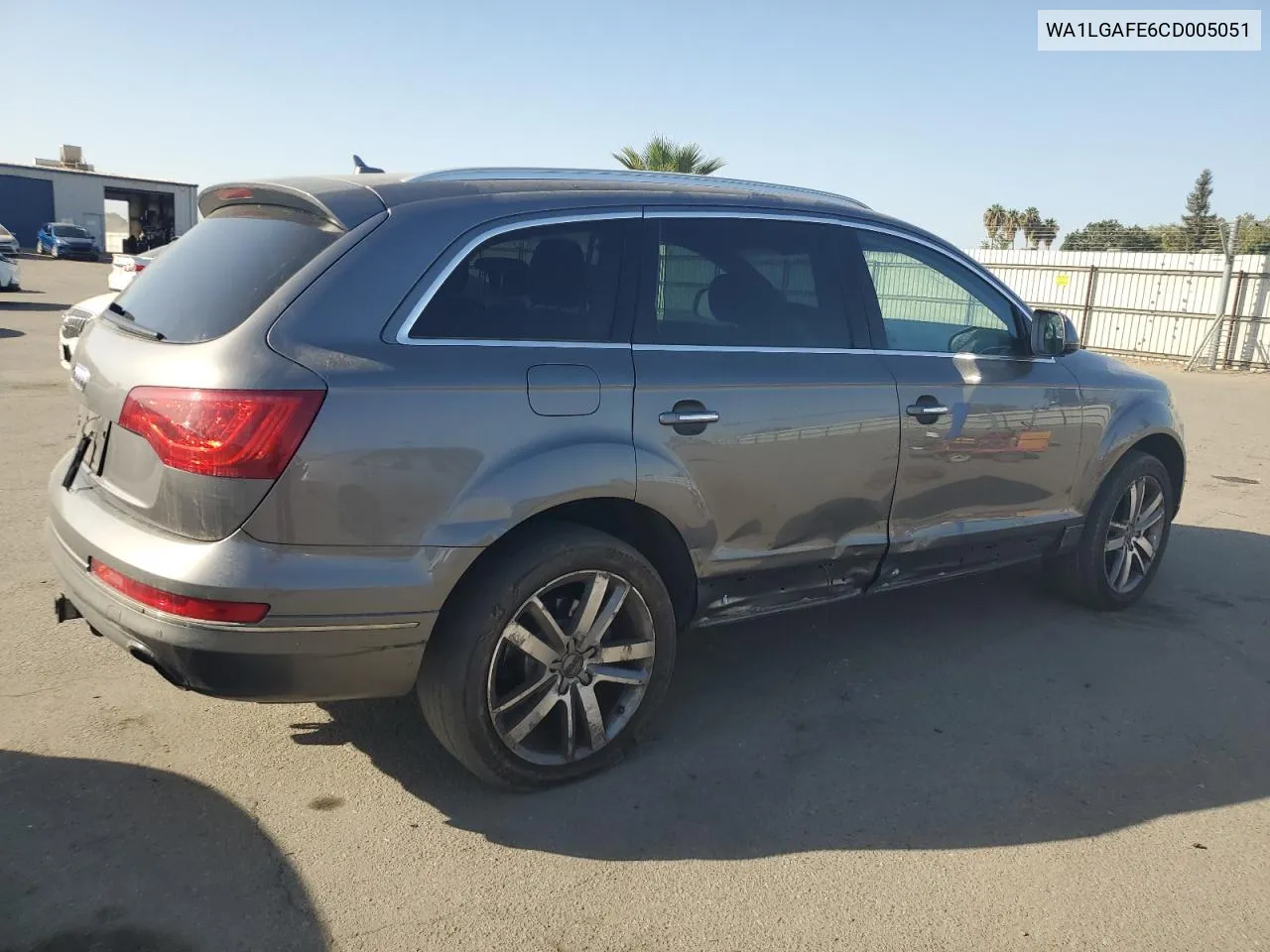 2012 Audi Q7 Premium Plus VIN: WA1LGAFE6CD005051 Lot: 75359534