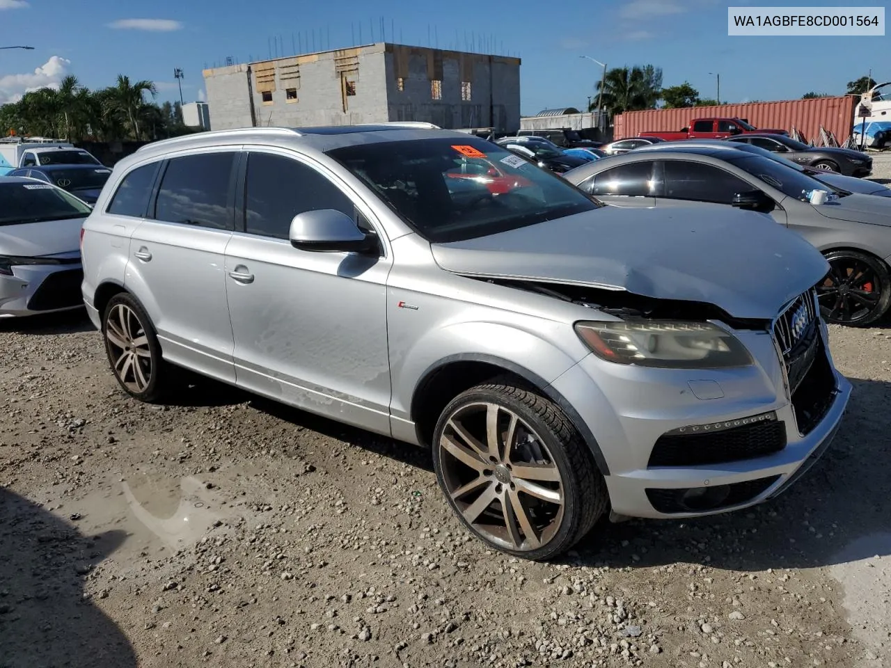 WA1AGBFE8CD001564 2012 Audi Q7 Prestige