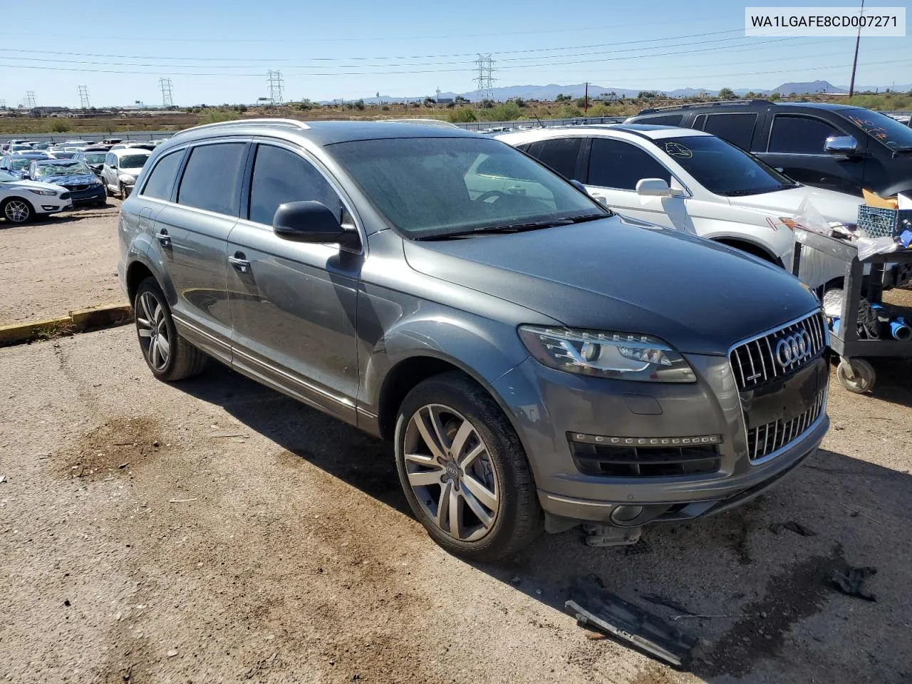 2012 Audi Q7 Premium Plus VIN: WA1LGAFE8CD007271 Lot: 79286234