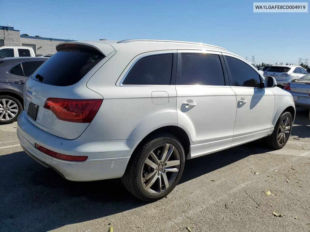 2012 Audi Q7 Premium Plus VIN: WA1LGAFE8CD004919 Lot: 79541034