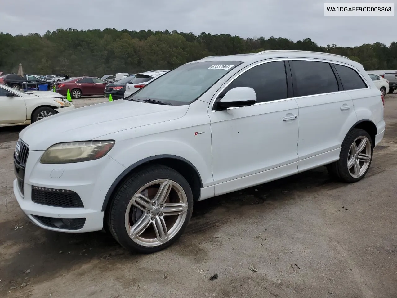 2012 Audi Q7 Prestige VIN: WA1DGAFE9CD008868 Lot: 81331694